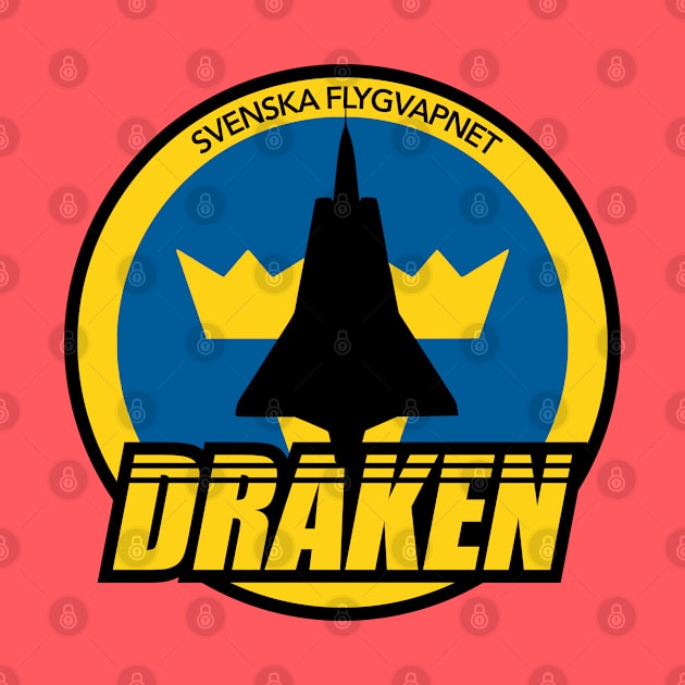 Svenska Flygvapnet Draken by TCP