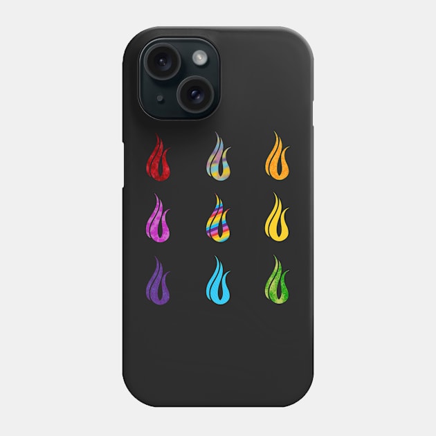 Eating Disorder Recovery Rainbow Variety Sticker Pack Phone Case by GrellenDraws