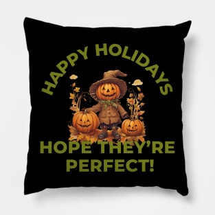 Happy Thanksgiving, Lean Six Sigma Happy Holidays Pillow