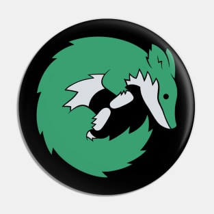 The Green Wolf Pin