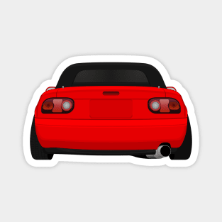 Miata rear Red Magnet