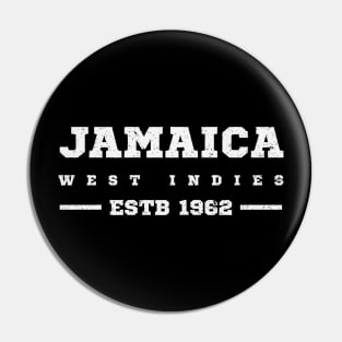 Jamaica Estb 1962 West Indies Pin