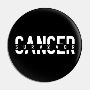 Lung Cancer Survivor - White Ribbon Pin