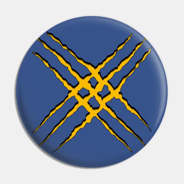 X Claw Pin by nickbeta