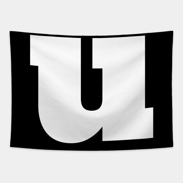 Alphabet U (lowercase letter u), Letter U Tapestry by maro_00