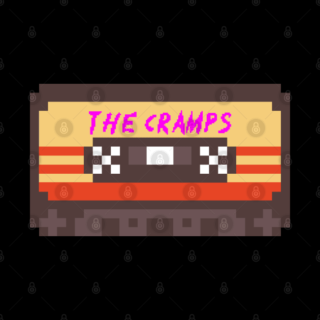 The Cramps 8bit cassette tape by terilittleberids