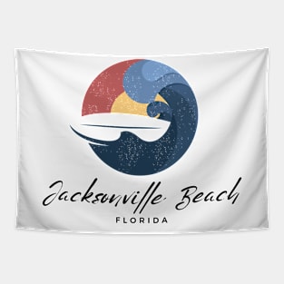 Jacksonville Beach, Florida Surfing Tapestry