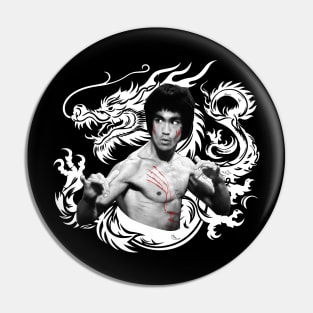 Bruce Lee in Enter The Dragon (White Version) Pin