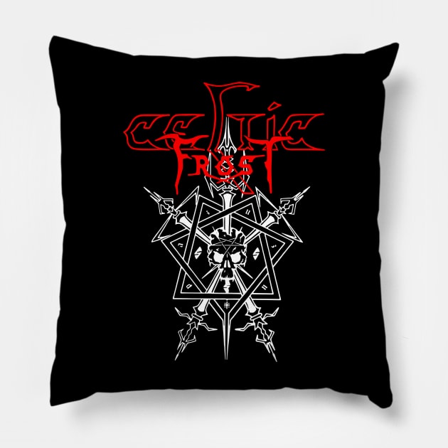 Celtic Frost Morbid Tales 2 Pillow by Smithys