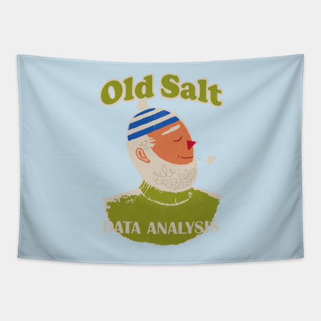 Old Salt Data Analysis Tapestry by BrownWoodRobot