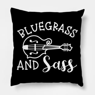 Bluegrass and Sass Mandolin Funny Pillow