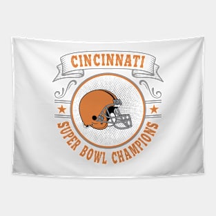 Cincinnati Super Bowl Champions Tapestry