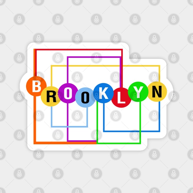 Brooklyn Subway Magnet by PopCultureShirts