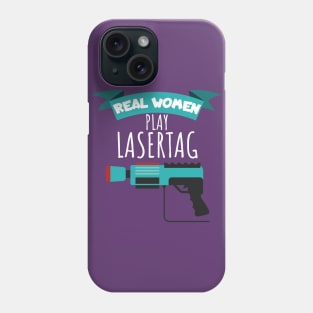 Real women play lasertag Phone Case