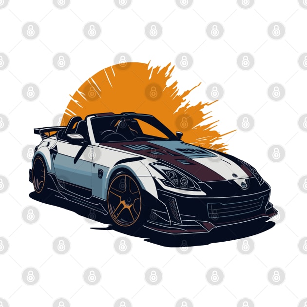 Nissan 350z Classic Car by Cruise Dresses