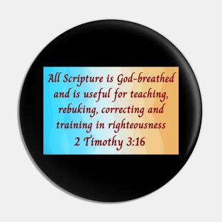 Bible Verse 2 Timothy 3:16 Pin
