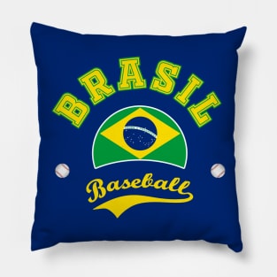 Brazil Baseball Team Pillow