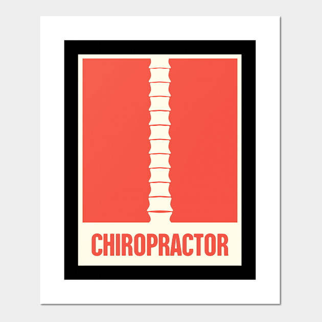 Retro Chiropractor Chiropractic Spine Poster Chiropractor Posters And Art Prints Teepublic Uk