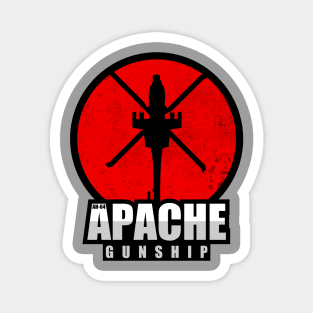 AH-64 Apache Patch (distressed) Magnet