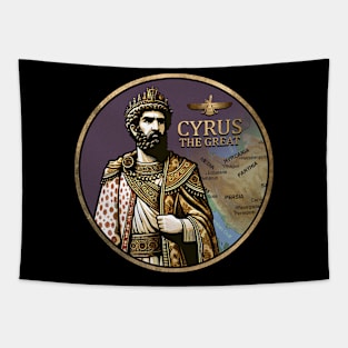 Cyrus the Great King of Kings Achaemenid Empire Persian History Tapestry