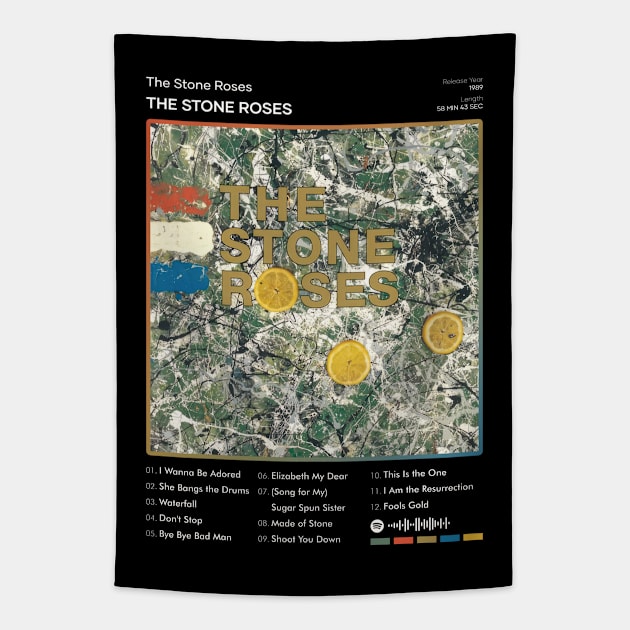 The Stone Roses - The Stone Roses Tracklist Album Tapestry by 80sRetro