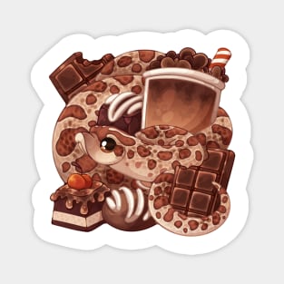 Chocolate snake Magnet