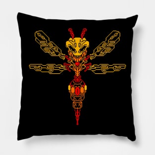 Wasp Tribal Pillow