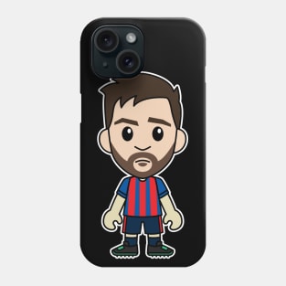 Lionel Messi Chibi Barcelona Phone Case