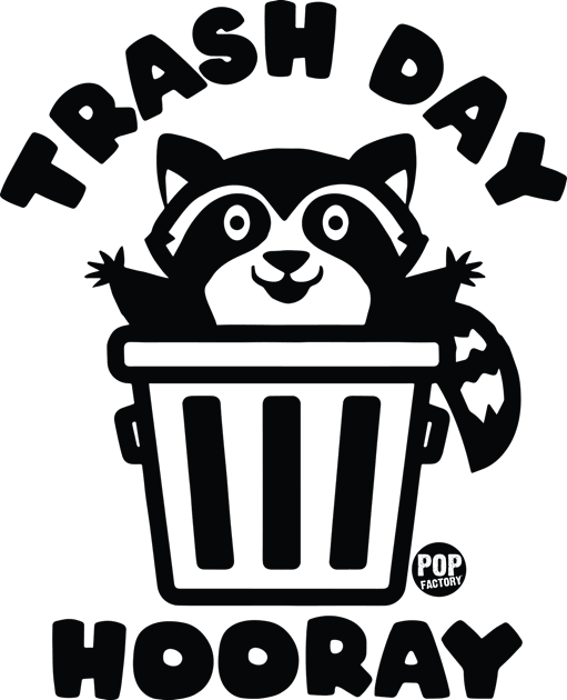 TRASH DAY Kids T-Shirt by toddgoldmanart