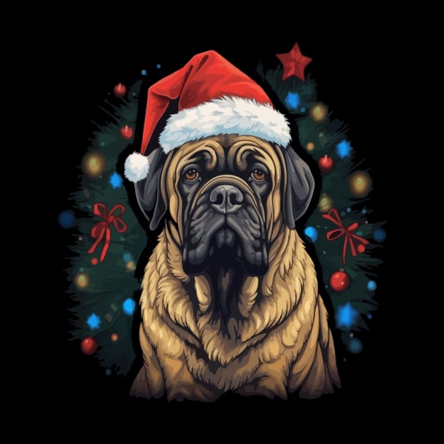 English Mastiff Christmas by JH Mart