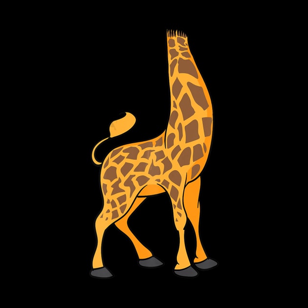 Giraffe Halloween Costume Shirt Cool Animal Dress Up Gift by klausgaiser