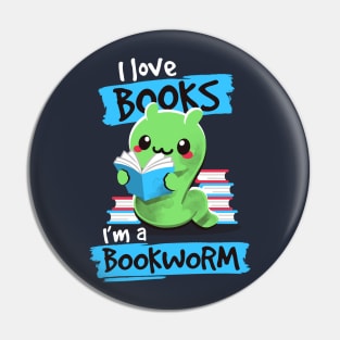 Bookworm Pin