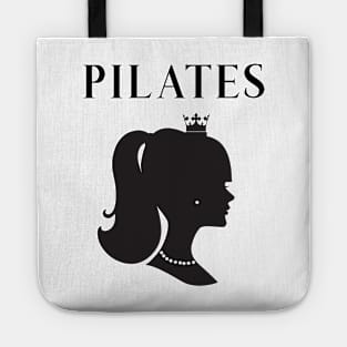 Pilates Queen Silhouette Tote