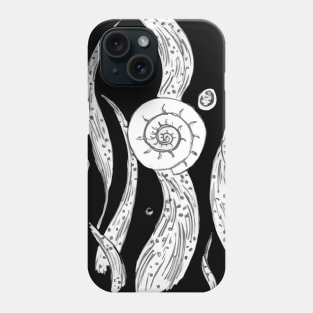 Snail Shell on Seaweed Phone Case