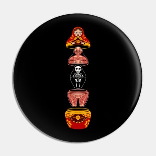 Russian Dolls Anatomy Pin