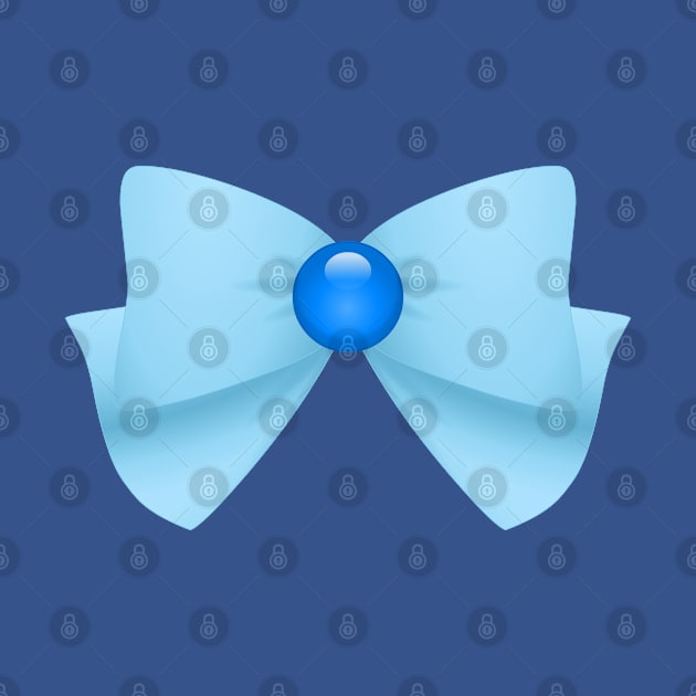 Sailor Mercury-inspired Ribbon by curiousQ