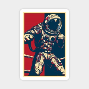 Astronaut boxing in HOPE Style Magnet