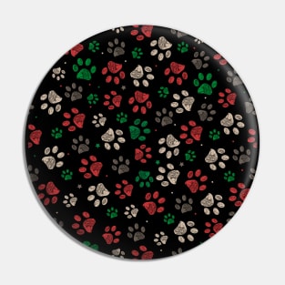 Trace doodle paw prints Pin