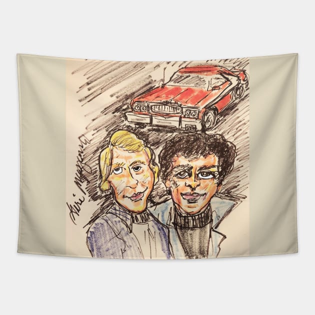 Starsky & Hutch Tapestry by TheArtQueenOfMichigan 