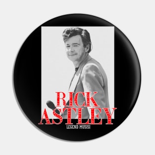 rick astley Pin