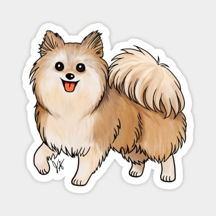 Dog - Pomeranian - Cream Magnet