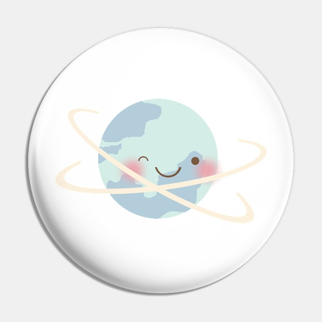 Blue Planet Pin by littlemoondance