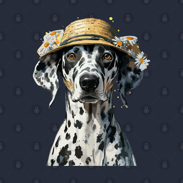 Dogs in Hats. Dalmatians by CatCoconut-Art