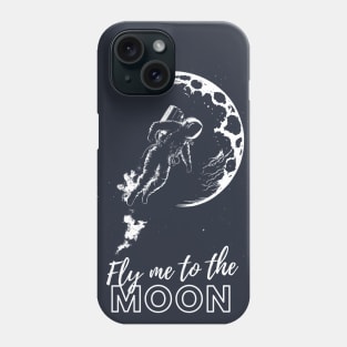 Fly me to the moon Phone Case