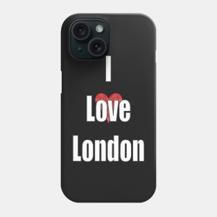 I Love London - United Kingdom Phone Case