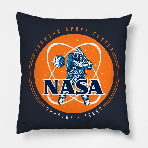 Retro Nasa Astros Logo - Navy Blue Version T-Shirt