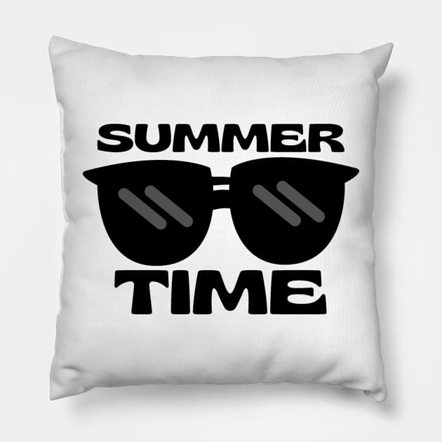 SUMMER TIME Pillow by Toywuzhere