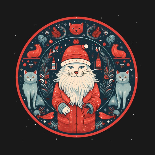 Norwegain Forest Cat  Xmas, Love Cats by dukito