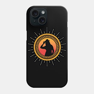 Cowgirl Retro Vintage T-Shirt Phone Case