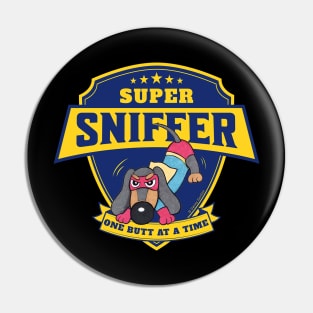 Super Sniffer Cute and Funny Dachshund Pin